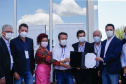 O governador Carlos Massa Ratinho Junior participou nesta quinta-feira (21) em Mandaguari, na Região Norte, da inauguração da nova planta da SuperBAC, empresa especializada em soluções biotecnológicas de alta performance para os segmentos de agricultura, saneamento, óleo e gás e bens de consumo. - Mandaguari, 21/10/2021 - Foto: Jonathan Campos/AEN