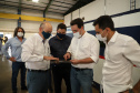 Na visita ao município, o governador visitou a sede da Cool Seed, que celebra 20 anos de sua fundação em 2021. A empresa fabrica e comercializa equipamentos que são utilizados no "pós-colheita", como climatizadores de barracões sementeiros, resfriadores para grãos e sementes, resfriadores para ensaque de sementes e secadores. Seus produtos estão presentes em 14 países. Foto: Ari Dias/AEN