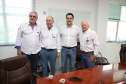 Na visita ao município, o governador visitou a sede da Cool Seed, que celebra 20 anos de sua fundação em 2021. A empresa fabrica e comercializa equipamentos que são utilizados no "pós-colheita", como climatizadores de barracões sementeiros, resfriadores para grãos e sementes, resfriadores para ensaque de sementes e secadores. Seus produtos estão presentes em 14 países. Foto: Ari Dias/AEN