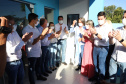 O município de Santa Tereza do Oeste ganhou nesta sexta-feira (22) uma piscina térmica pública para atendimento da população idosa. O local será um centro de reabilitação, com atividades como hidroginástica e fisioterapia e atendimento psicológico. A estrutura foi construída com recursos viabilizados pelo Estado e inaugurada nesta sexta-feira (22) pelo governador Carlos Massa Ratinho Junior.Foto: Ari Dias/AEN