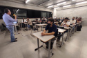 Para que as prefeituras do Paraná conheçam os projetos e programas desenvolvidos na área ambiental, o secretário do Desenvolvimento Sustentável e do Turismo (Sedest), Márcio Nunes, promove palestras aos representantes dos municípios. -  Curitiba, 22/10/2021 - Foto: Alessandro Vieira/SEDEST