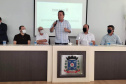 Para que as prefeituras do Paraná conheçam os projetos e programas desenvolvidos na área ambiental, o secretário do Desenvolvimento Sustentável e do Turismo (Sedest), Márcio Nunes, promove palestras aos representantes dos municípios. -  Curitiba, 22/10/2021 - Foto: Alessandro Vieira/SEDEST