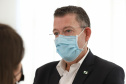 O governador Carlos Massa Ratinho Junior e o vice-presidente do Conselho do Grupo Boticário, Artur Grynbaum, apresentam nesta segunda-feira (25) o primeiro comitê ESG público-privado do Brasil. Na foto,  presidente da Invest Paraná, Eduardo Bekin.  - 25/10/2021 - Foto: Geraldo Bubniak/AEN
