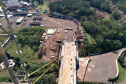 Andamento da obra da Ponte da Integração Brasil - Paraguai no mês de outubro -  Curitiba, 25/10/2021 - Foto: DER