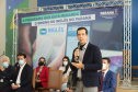 O governador Carlos Massa Ratinho Junior lança nesta terça-feira (26) o programa Inglês Paraná, acompanhado do secretário da Educação e do Esporte, Renato Feder. Trata-se de um projeto inovador e dinâmico, com foco no processo de aprendizagem dos estudantes, considerando as suas necessidades, ao mesmo tempo em que favorece o desenvolvimento das habilidades de escuta e oralidade, essenciais para aprender a Língua Inglesa. - 26/10/2021 - Foto: Geraldo Bubniak/AEN