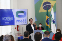 O governador Carlos Massa Ratinho Junior lança nesta terça-feira (26) o programa Inglês Paraná, acompanhado do secretário da Educação e do Esporte, Renato Feder. Trata-se de um projeto inovador e dinâmico, com foco no processo de aprendizagem dos estudantes, considerando as suas necessidades, ao mesmo tempo em que favorece o desenvolvimento das habilidades de escuta e oralidade, essenciais para aprender a Língua Inglesa. - 26/10/2021 - FotoJonathan Campos/AEN