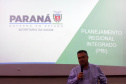 As ações para o pós-pandemia da Covid-19 devem ser prioridade no processo de reorganização do Planejamento Regional Integrado (PRI) da área da saúde no Paraná. A afirmação foi feita pelo secretário estadual da Saúde, Beto Preto, durante evento para discutir o PRI com Regionais e municípios da Macrorregião Oeste, realizado em Foz do Iguaçu, nesta terça-feira (26). - Foz do Iguaçu, 26/10/2021 - Foto: Américo Antonio/SESA