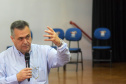 As ações para o pós-pandemia da Covid-19 devem ser prioridade no processo de reorganização do Planejamento Regional Integrado (PRI) da área da saúde no Paraná. A afirmação foi feita pelo secretário estadual da Saúde, Beto Preto, durante evento para discutir o PRI com Regionais e municípios da Macrorregião Oeste, realizado em Foz do Iguaçu, nesta terça-feira (26). - Foz do Iguaçu, 26/10/2021 - Foto: Américo Antonio/SESA