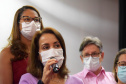 As ações para o pós-pandemia da Covid-19 devem ser prioridade no processo de reorganização do Planejamento Regional Integrado (PRI) da área da saúde no Paraná. A afirmação foi feita pelo secretário estadual da Saúde, Beto Preto, durante evento para discutir o PRI com Regionais e municípios da Macrorregião Oeste, realizado em Foz do Iguaçu, nesta terça-feira (26). - Foz do Iguaçu, 26/10/2021 - Foto: Américo Antonio/SESA