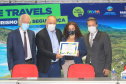 A conquista do Selo Safe Travels, do Conselho Mundial de Viagens e Turismo (WTCC), garante ao Paraná o título de embaixador do turismo seguro em relação às medidas sanitárias contra a Covid-19. Com o título, a Paraná Turismo emite certificados a municípios e empreendimentos que cumprem essas normas de segurança. Foto: Alessandro Vieira/SEDEST