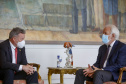 O vice-governador Darci Piana se encontrou nesta quarta-feira (27), no Palácio Iguaçu, com cônsul-geral da Alemanha em São Paulo, Thomas Schmitt. A reunião serviu para estreitar laços e buscar novos mecanismo de parcerias. - Curitiba, 27/10/2021 - Foto: Gilson Abreu/AEN