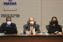O secretário do Desenvolvimento Urbano e Obras Públicas, João Carlos Ortega, instala o Colegiado Regional de Saneamento Básico para 208 Municípios da Região Oeste  -  Curitiba, 27/10/2021 - Foto: SEDU