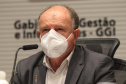 O secretário do Desenvolvimento Urbano e Obras Públicas, João Carlos Ortega, instala o Colegiado Regional de Saneamento Básico para 208 Municípios da Região Oeste  -  Curitiba, 27/10/2021 - Foto: SEDU