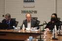 O secretário do Desenvolvimento Urbano e Obras Públicas, João Carlos Ortega, instala o Colegiado Regional de Saneamento Básico para 208 Municípios da Região Oeste  -  Curitiba, 27/10/2021 - Foto: SEDU