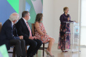 O vice governador Darci Piana e o  secretário de Justiça, Família e Trabalho, Ney Leprevost assinam  nesta quarta-feira  (27) termo de repasse ao Cedca aos municípios,  no Palacio Iguacu.  Na foto, vice-presidente do Conselho Estadual dos direitos da Criança e do adolescente, Angela Mendonça.  Curitiba, 27/10/2021 -  Foto: Geraldo Bubniak/AEN