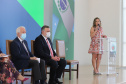 O vice governador Darci Piana e o  secretário de Justiça, Família e Trabalho, Ney Leprevost assinam  nesta quarta-feira  (27) termo de repasse ao Cedca aos municípios,  no Palacio Iguacu.   Curitiba, 27/10/2021 -  Foto: Geraldo Bubniak/AEN