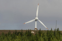 No Estado do Paraná está em funcionamento desde janeiro de 1999 a Usina Eólica de Palmas, com 2,5 MW, de propriedade da COPEL. OParaná foi pioneiro nesse segmento ao investir na instalação da primeira usina eólica. Foi no município de Palmas, Sul do Estado, em 1999, com potência de 2,5 megawatts. A usina foi resultado de um trabalho minucioso ? o Projeto Ventar ? iniciado pela Copel em 1994. - Palmas/PR, 13.05.2011 - Foto Jonas Oliveira