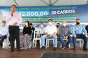 O governador Carlos Massa Ratinho Junior entregou nesta quinta-feira (28) mais 36 novos veículos para reforçar as ações da Saúde da Família em três municípios da Região Metropolitana de Curitiba: Colombo, Bocaiúva do Sul e Campina Grande do Sul. Eles integram a compra de um total de 1.211 automóveis, feita pelo Governo do Estado, para os 399 municípios do Paraná. Foto: Ari Dais/AEN