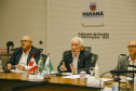 28.10.2021 - Vice Governador Darci Piana em reunião com representantes do Canadá.
Foto Gilson Abreu/AEN