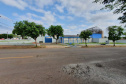Presos da Cadeia Pública de Ibiporã trabalham na pintura e revitalização da unidade prisional. Foto: SESP
