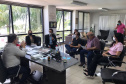 ARAPONGAS - O diretor-presidente da Fomento Paraná, Heraldo Neves, e os assessores Jonny Stica e Emilia Belinati, em reuniões com prefeitos dessas 7 cidades durante rodada de prospecção de parcerias pelo norte do estado. - Curitiba, 29/10/2021 - Foto: Fomento Paraná