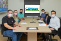 CAMBIRA - O diretor-presidente da Fomento Paraná, Heraldo Neves, e os assessores Jonny Stica e Emilia Belinati, em reuniões com prefeitos dessas 7 cidades durante rodada de prospecção de parcerias pelo norte do estado. - Curitiba, 29/10/2021 - Foto: Fomento Paraná
