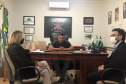PITANGUEIRAS - O diretor-presidente da Fomento Paraná, Heraldo Neves, e os assessores Jonny Stica e Emilia Belinati, em reuniões com prefeitos dessas 7 cidades durante rodada de prospecção de parcerias pelo norte do estado. - Curitiba, 29/10/2021 - Foto: Fomento Paraná