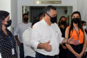 O Governo do Estado vai reforçar investimentos da área da saúde em municípios do Norte Pioneiro. O secretário estadual da Saúde, Beto Preto, esteve em Jacarezinho, Santo Antônio da Platina, Carlópolis e Ribeirão Claro nesta sexta-feira (29) e destacou recursos já liberados e ações previstas para a região. - Curitiba, 29/10/2021 - Foto: Américo Antonio/SESA