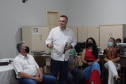 O Governo do Estado vai reforçar investimentos da área da saúde em municípios do Norte Pioneiro. O secretário estadual da Saúde, Beto Preto, esteve em Jacarezinho, Santo Antônio da Platina, Carlópolis e Ribeirão Claro nesta sexta-feira (29) e destacou recursos já liberados e ações previstas para a região. - Curitiba, 29/10/2021 - Foto: Américo Antonio/SESA