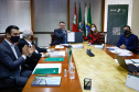 O paranaense Wilson Bley Lipsky assumiu nesta quarta-feira (3) a presidência do Banco Regional de Desenvolvimento do Extremo Sul (BRDE). Até então ele ocupava os cargos de vice-presidente e diretor de Operações da instituição. O banco atua nos três estados do Sul ? Paraná, Santa Catarina e Rio Grande do Sul ? e no Mato Grosso do Sul. - Curitiba, 03/11/2021 - Foto: BRDE
