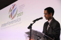 Nesta quarta-feira (03/11), em Foz do Iguaçu, região oeste do Paraná, foi aberto oficialmente o InterForensics, maior evento de Ciências Forenses da América Latina, que reúne, em um único lugar, renomados nomes nacionais e internacionais das mais diversas áreas deste setor. - Foz do Iguaçu, -3/11/2021 - Foto: SESP_PR