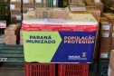Saúde inicia nova distribuição de mais 671 mil doses aos municípios. Foto: Américo Antonio/SESA
