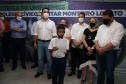 Com foco na melhoria da qualidade de vida da população, o governador Carlos Massa Ratinho Junior confirmou nesta quarta-feira (03), em Cornélio Procópio, investimentos nas áreas da saúde e educação para 21 municípios do Norte e Norte Pioneiro, que integram a 18ª Regional da Saúde.  Foto: Aristeu Dias/AEN