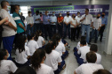Com foco na melhoria da qualidade de vida da população, o governador Carlos Massa Ratinho Junior confirmou nesta quarta-feira (03), em Cornélio Procópio, investimentos nas áreas da saúde e educação para 21 municípios do Norte e Norte Pioneiro, que integram a 18ª Regional da Saúde.  Foto: Aristeu Dias/AEN