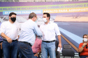 Em mais um passo no processo de consolidação do Voe Paraná, o maior programa de aviação regional do País, o Governo do Estado finalizou o convênio que vai permitir a modernização da pista de pouso e decolagem do aeroporto Francisco Lacerda Junior, em Cornélio Procópio, no Norte Pioneiro. O investimento é de R$ 4.771.057,10. O anúncio foi feito nesta quarta-feira (03) pelo governador Carlos Massa Ratinho Junior durante visita à cidade. Foto: Ari Dias/AEN