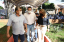 O governador Carlos Massa Ratinho Junior entregou nesta quinta-feira (04) mais 1.837 kits de uniformes para três colégios estaduais cívico-militares (CECM) de Umuarama, no Noroeste do Paraná. Foto:  Umuarama, 04/11/2021 - Foto: Ari Dias/AEN