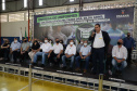 O governador Carlos Massa Ratinho Junior entregou nesta quinta-feira (04) mais 1.837 kits de uniformes para três colégios estaduais cívico-militares (CECM) de Umuarama, no Noroeste do Paraná. Foto:  Umuarama, 04/11/2021 - Foto: Ari Dias/AEN