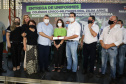 O governador Carlos Massa Ratinho Junior entregou nesta quinta-feira (04) mais 1.837 kits de uniformes para três colégios estaduais cívico-militares (CECM) de Umuarama, no Noroeste do Paraná. Foto:  Umuarama, 04/11/2021 - Foto: Ari Dias/AEN
