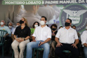 O governador Carlos Massa Ratinho Junior entregou nesta quinta-feira (04) mais 1.837 kits de uniformes para três colégios estaduais cívico-militares (CECM) de Umuarama, no Noroeste do Paraná. Foto:  Umuarama, 04/11/2021 - Foto: Ari Dias/AEN