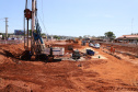 As obras de modernização do Trevo Gauchão, em Umuarama, chegaram a um terço de execução. O governador Carlos Massa Ratinho Junior vistoriou nesta quinta-feira (04) o projeto que vai resolver um dos principais gargalos logísticos do Noroeste paranaense. - Umuarama, 04/11/2021 - Foto:  Ari Dias/AEN