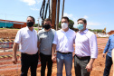 As obras de modernização do Trevo Gauchão, em Umuarama, chegaram a um terço de execução. O governador Carlos Massa Ratinho Junior vistoriou nesta quinta-feira (04) o projeto que vai resolver um dos principais gargalos logísticos do Noroeste paranaense. - Umuarama, 04/11/2021 - Foto:  Ari Dias/AEN