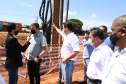 As obras de modernização do Trevo Gauchão, em Umuarama, chegaram a um terço de execução. O governador Carlos Massa Ratinho Junior vistoriou nesta quinta-feira (04) o projeto que vai resolver um dos principais gargalos logísticos do Noroeste paranaense. - Umuarama, 04/11/2021 - Foto:  Ari Dias/AEN