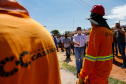 As obras de modernização do Trevo Gauchão, em Umuarama, chegaram a um terço de execução. O governador Carlos Massa Ratinho Junior vistoriou nesta quinta-feira (04) o projeto que vai resolver um dos principais gargalos logísticos do Noroeste paranaense.  Foto: Jonathan Campos/AEN