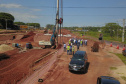 As obras de modernização do Trevo Gauchão, em Umuarama, chegaram a um terço de execução. O governador Carlos Massa Ratinho Junior vistoriou nesta quinta-feira (04) o projeto que vai resolver um dos principais gargalos logísticos do Noroeste paranaense.  Foto: Alessandro Vieira/SEDEST