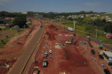 As obras de modernização do Trevo Gauchão, em Umuarama, chegaram a um terço de execução. O governador Carlos Massa Ratinho Junior vistoriou nesta quinta-feira (04) o projeto que vai resolver um dos principais gargalos logísticos do Noroeste paranaense.  Foto: Alessandro Vieira/SEDEST