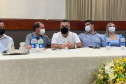 O secretário de Estado da Saúde, Beto Preto, assinou nesta sexta-feira (5) a autorização para o aumento no repasse de custeio ao Hospital Moacir Micheletto, em Assis Chateaubriand, logo após a visita na unidade. - Assis Chateaubriand, 05/11/2021 - Foto: Andressa Desyreé / Sesa