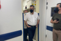 O secretário de Estado da Saúde, Beto Preto, assinou nesta sexta-feira (5) a autorização para o aumento no repasse de custeio ao Hospital Moacir Micheletto, em Assis Chateaubriand, logo após a visita na unidade. - Assis Chateaubriand, 05/11/2021 - Foto: Andressa Desyreé / Sesa
