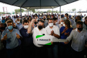 O Governo do Estado entregou nesta sexta-feira (05) mais 69 carros para reforçar a Estratégia da Saúde da Família (ESF) nos 25 municípios de abrangência da 10ª Regional de Saúde de Cascavel. A doação, de maneira definitiva, foi realizada pelo governador Carlos Massa Ratinho Junior e soma um investimento de R$ 2.380.500,00. - Cascavel, 05/11/2021 - Foto: Jonathan Campos/AEN