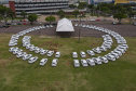 Governador Carlos Massa Ratinho Junior entrega 69 veículos para os 25 municípios da 10ª Regional de Saúde, em Cascavel. Carros serão usados para reforçar estratégia de Saúde da Família, com atendimentos domiciliares realizados pelos municípios. -  Cascavel, 05/11/2021 - Foto Gilson Abreu/AEN