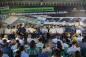 Governador Carlos Massa Ratinho Junior entrega 69 veículos para os 25 municípios da 10ª Regional de Saúde, em Cascavel. Carros serão usados para reforçar estratégia de Saúde da Família, com atendimentos domiciliares realizados pelos municípios. - Cascavel, 05/11/2021 - Foto Gilson Abreu/AEN